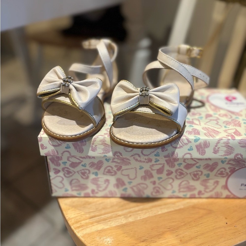 Pampili White Kids Sandals